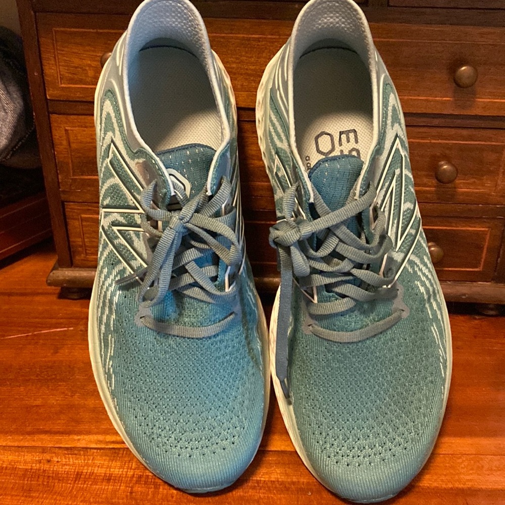 New Balance blue running fresh foam shoes